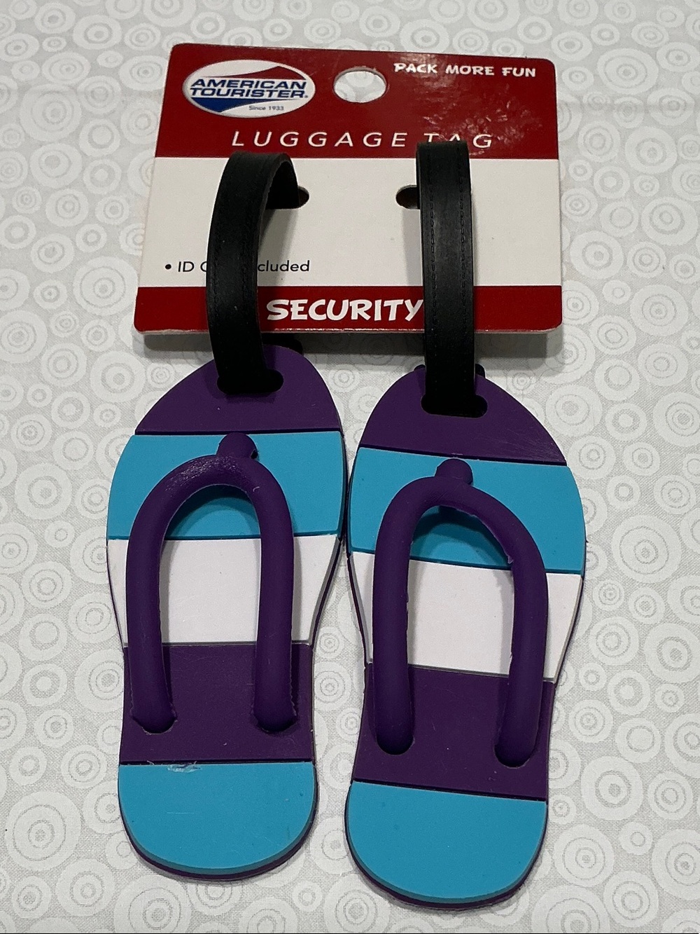 American Tourister Luggage Tags Flip Flops
